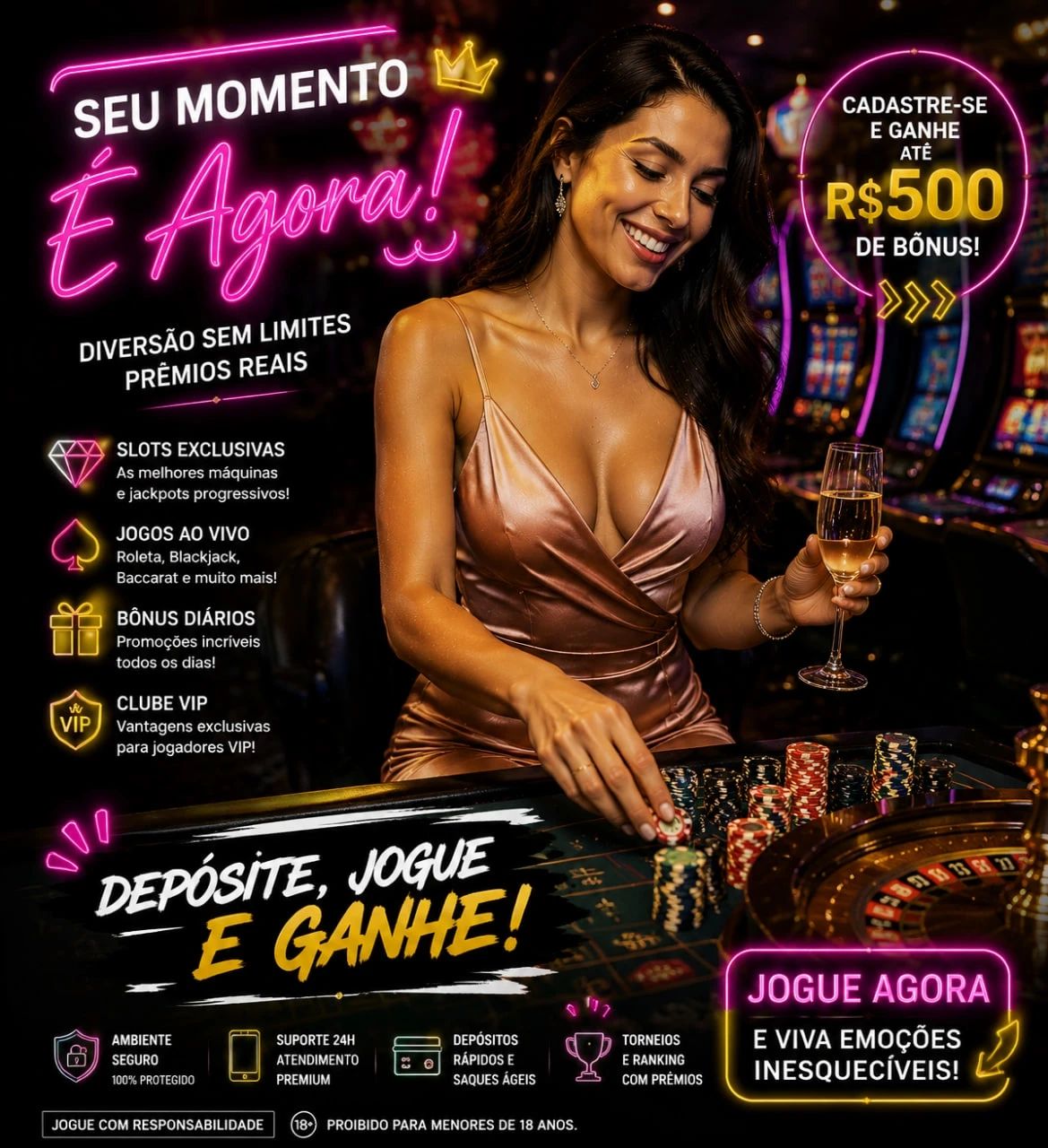 Slots online da Brjoga.com com jackpots progressivos